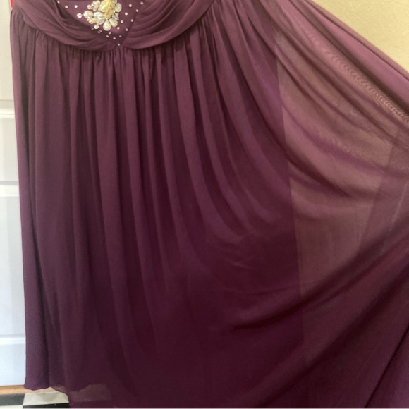 JJ’s House NWT Sz 24 JYHF67335 Grape (Dark Purple) & jeweled bodice / straps - Picture 12 of 16
